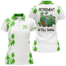 Load image into Gallery viewer, Funny Womens golf polos shirts custom retirement in full swing, Mother's day gifts for mom| Multicolor NQS5295