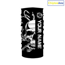 Load image into Gallery viewer, Fish reaper fishing black and white Custom sun protection fishing jersey Shirts, fishing gift NQS3500
