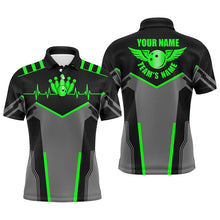 Load image into Gallery viewer, Custom bowling shirt for men – personalized team jersey front view