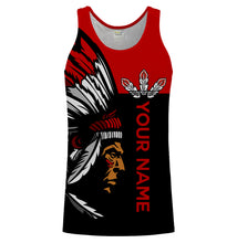 Load image into Gallery viewer, Customize Native American men red tattoo 3D All over print Shirt Indigenous Gifts Apparel NQS2099