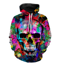 Load image into Gallery viewer, Skull Colorful 3D All Over Printed Shirts, Hoodie - Personalized Gifts for Men, Women and Kid - FSD2580