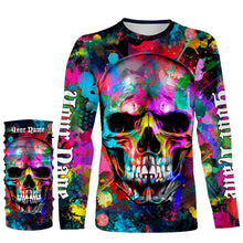 Load image into Gallery viewer, Skull Colorful 3D All Over Printed Shirts, Hoodie - Personalized Gifts for Men, Women and Kid - FSD2580