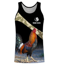 Load image into Gallery viewer, Beautiful Rooster custom name 3D All over print T Shirt, Hoodie, Long sleeve, Sweatshirt - FSD1518