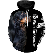 Load image into Gallery viewer, Gordon Setter 3D All Over Printed Shirts, Hoodie, T-shirt Personalized Gifts for Setter Dog Lovers FSD3699