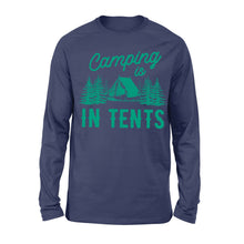 Load image into Gallery viewer, Women's Camping is in Tents T Shirt Funny Intense Camping Shirt for Women - I06D07250115