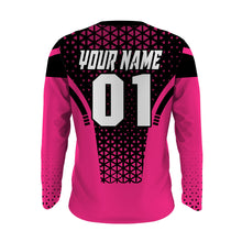 Load image into Gallery viewer, Motocross Mom Personalized Jersey UPF30+ Pink Dirt Bike Mom Racing Shirt Mother's Day Gift NMS1385