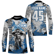 Load image into Gallery viewer, Extreme Motocross Jersey Custom Number Youth Men Dirt Bike Shirt MX Racing Motorcycle Off-road NMS1415