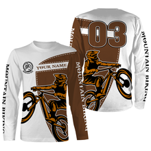 Load image into Gallery viewer, Personalized Jersey MTB Shirt - Cycling Jersey Long Sleeve Mountain Biking Shirt for Men Women - JTS421