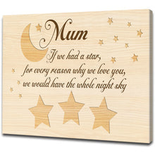 Load image into Gallery viewer, Personalized Canvas| Mum- Whole Night Sky Custom Children's Name Canvas Wall Art| Birthday Gifts for Her, Mother, Mom T171