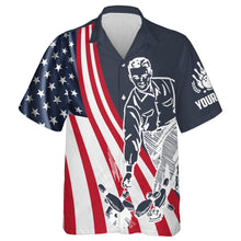Load image into Gallery viewer, Grab Your Balls We're Going Bowling Hawaiian Shirt Custom Bowling Jersey Men USA Bowling Shirt BDT53