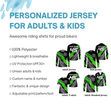 Load image into Gallery viewer, Custom logo racing jersey UPF30+ UV protective Work Less Ride More dirt bike motorcycle racewear NMS1014