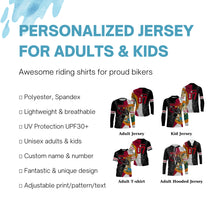 Load image into Gallery viewer, Florida Motocross Jersey Brap Custom Youth Mens Womens FL Dirt Bike Off Road MX Motorcycle| NMS828