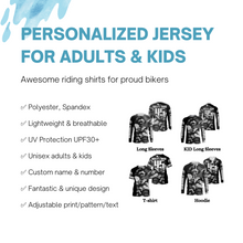 Load image into Gallery viewer, Camo Enduro Personalized Jersey UPF30+ Extreme Off-road Dirt Bike Racing Adult&amp;Kid Terrain Race| NMS705