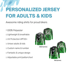 Load image into Gallery viewer, Hell Crosser skull motorcycle personalized jersey UPF30+ motocross dirt bike racing long sleeves NMS1053