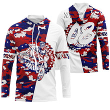 Load image into Gallery viewer, Camo Motocross Jersey Personalized UPF30+ Dirt Bike Riding Shirt Patriotic Off-road Motorcycle Riders| NMS527