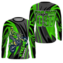 Load image into Gallery viewer, Custom dirt bike jersey kid men women UPF30+ extreme Motocross shirt racing motorcycle PDT393