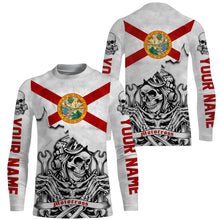Load image into Gallery viewer, FL Florida Motocross Jersey Custom Name Number Youth Mens Womens Dirt Bike Off Road MX Motorcycle Racing| NMS820