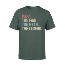 Load image into Gallery viewer, Papa - the man the myth the legend over size shirts