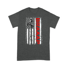 Load image into Gallery viewer, Dirt Bike Men T-shirt - BRAAPP Cool Motocross Rider Tee, Off-road Dirt Racing Shirt for Dad Papa Biker| NMS181 A01