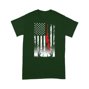 Deer hunting T-Shirt USA flag Shirts for Deer hunter - FSD869