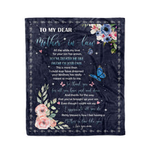 Load image into Gallery viewer, To Mother in law blanket I appreciate All you do gifts for mother in law - FSD1293