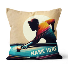 Load image into Gallery viewer, Funny Billiard Player Pillow Custom Adjustable Pillow For Billiard Lover TDM0851