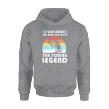 Load image into Gallery viewer, Custom name the man the myth the legend 1970s vintage retro personalized gift - Standard Hoodie