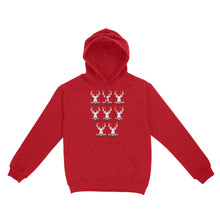 Load image into Gallery viewer, Funny Christmas Reindeer Hunter Shirt, Deer Hunter Gift D02 NQS2460 Standard Hoodie