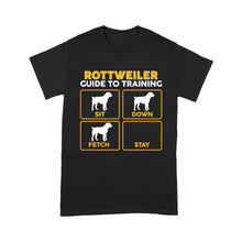 Load image into Gallery viewer, Rottweiler Standard T-shirt | Funny Guide to Training dog - FSD2405D08