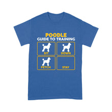 Load image into Gallery viewer, Poodle Standard T-shirt | Funny Guide to Training dog - FSD2403D08