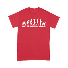 Load image into Gallery viewer, Funny English Springer Spaniel Dog Evolution T-shirt FSD3776 D02