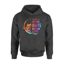 Load image into Gallery viewer, Losing a fish hurts more than childbirth T-shirt Standard Hoodie