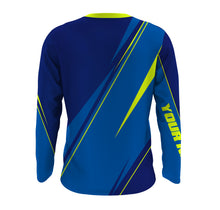 Load image into Gallery viewer, Cycling Long Sleeves Jersey, Road Bike All Over Print Shirt, Custom Bicycle Rider Jersey UV Protection| JTS482